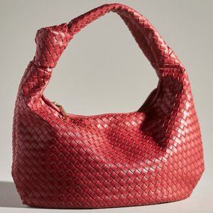 Anthropologie: The Brigitte Satchel by Melie Bianco RED APPLE